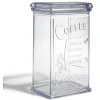 Conservation Alimentaire<Gifi Boîte à café 500g en plastique transparent 11,5x9xH19cm