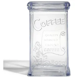 Conservation Alimentaire<Gifi Boîte à café 500g en plastique transparent 11,5x9xH19cm
