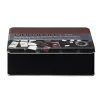 Conservation Alimentaire<Gifi Boîte à chocolat rectangulaire en métal décorée marron