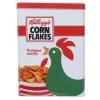 Gifi Boîte à céréales en métal Kellogg's Corn flakes motif coq| Vaisselle Et Accessoires De Table