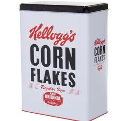Gifi Boîte à céréales en métal Kellogg's Corn flakes| Vaisselle Et Accessoires De Table