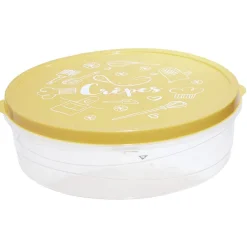 Conservation Alimentaire<Gifi Boîte à crêpes ronde avec couvercle imprimé motif cuisine Ø28xH9 cm