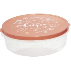 Conservation Alimentaire<Gifi Boîte à crêpes ronde avec couvercle imprimé motif cuisine Ø28xH9 cm