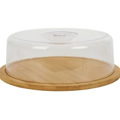 Conservation Alimentaire<Gifi Boîte à fromage bambou et plastique Ø28,5xH9cm