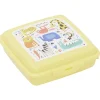 Conservation Alimentaire<Gifi Boîte à goûter carrée plastique jaune 15x14,5xH5cm