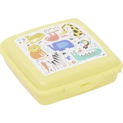 Conservation Alimentaire<Gifi Boîte à goûter carrée plastique jaune 15x14,5xH5cm