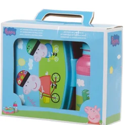 Gifi Boîte à goûter et gourde Peppa Pig| Conservation Alimentaire