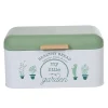 Vaisselle Et Accessoires De Table<Gifi Boîte à pain My little garden alu bambou blanche et verte