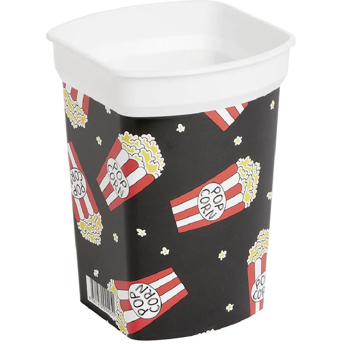 Gifi Boîte à pop corn 2L - 13,4x13,4xH18,4cm| Vaisselle Et Accessoires De Table