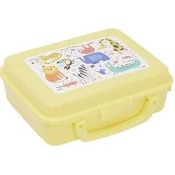 Conservation Alimentaire<Gifi Boîte à sandwich rectangulaire avec anse plastique vert 16x20xH7cm