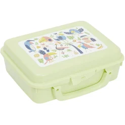 Conservation Alimentaire<Gifi Boîte à sandwich rectangulaire avec anse plastique jaune 16x20xH7cm