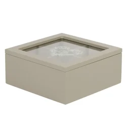 Vaisselle Et Accessoires De Table<Gifi Boîte à thé bois gris