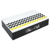 Vaisselle Et Accessoires De Table<Gifi Boîte à thé et café zigzag noir blanc et jaune