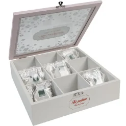 Gifi Boîte à thé motif fleur de cerisier| Vaisselle Et Accessoires De Table