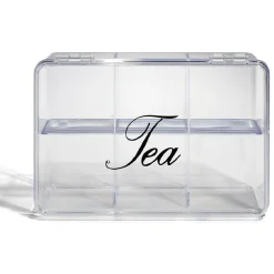Conservation Alimentaire<Gifi Boîte à thé plastique transparent 21,5x15x8,5cm