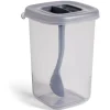 Rangement De Cuisine<Gifi Boîte alimentaire + cuillère polypropylène gris 450mL