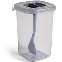 Rangement De Cuisine<Gifi Boîte alimentaire + cuillère polypropylène gris 450mL