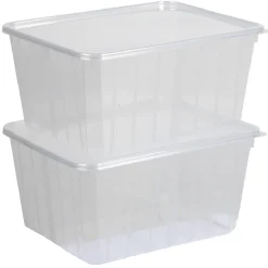 Conservation Alimentaire<Gifi Boîte alimentaire 1,8 L transparente x2