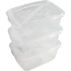 Conservation Alimentaire<Gifi Boîte alimentaire 1,2 L transparente x3