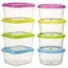 Conservation Alimentaire<Gifi Boîte alimentaire couvercle multicolore 65 ml x8