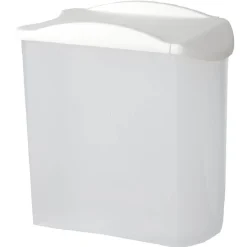 Gifi Boîte alimentaire empilable transparente et blanche 1,25 L| Conservation Alimentaire
