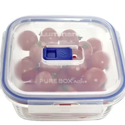 Conservation Alimentaire<Gifi Boîte alimentaire en verre trempé transparent x3