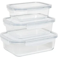 Conservation Alimentaire<Gifi Boîte alimentaire en verre x3