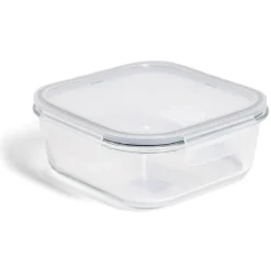 Conservation Alimentaire<Gifi Boîte alimentaire en verre avec couvercle plastique à clips 1,1L