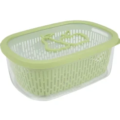 Conservation Alimentaire<Gifi Boîte alimentaire hermétique avec panier fraîcheur 4 L vert