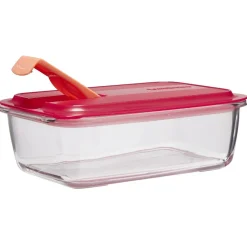 Conservation Alimentaire<Gifi Boîte alimentaire Luminarc verre Esay Box transparent et rouge 122 cl
