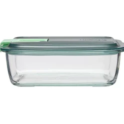 Conservation Alimentaire<Gifi Boîte alimentaire Luminarc verre Esay Box transparent et vert 122 cl