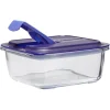 Conservation Alimentaire<Gifi Boîte alimentaire Luminarc verre Easy Box transparent et vert 76 cl