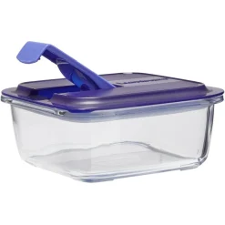 Conservation Alimentaire<Gifi Boîte alimentaire Luminarc verre Easy Box transparent et vert 76 cl