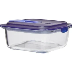 Conservation Alimentaire<Gifi Boîte alimentaire Luminarc verre Easy Box transparent et vert 76 cl