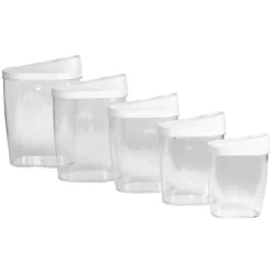 Conservation Alimentaire<Gifi Boîte alimentaire transparente encastrable x5