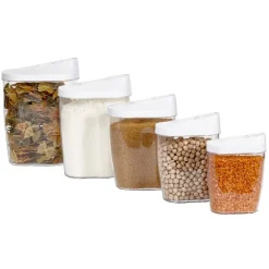 Conservation Alimentaire<Gifi Boîte alimentaire transparente encastrable x5