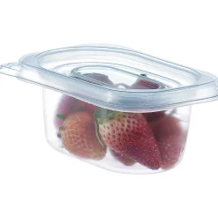 Conservation Alimentaire<Gifi Boîte alimentaire transparente couvercle bleu x18