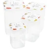 Gifi Boîte alimentaire transparent couvercle imprimé x4| Vaisselle Et Accessoires De Table