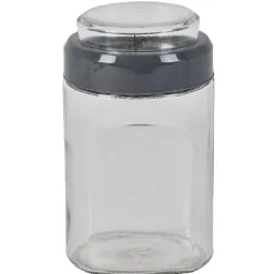 Gifi Boîte conservation verre 2 en 1 couvercle mesureur| Vaisselle Et Accessoires De Table