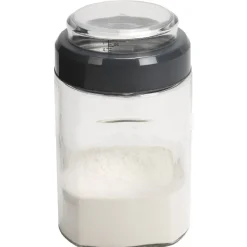 Gifi Boîte conservation verre 2 en 1 couvercle mesureur| Vaisselle Et Accessoires De Table