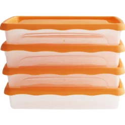 Gifi Boîte de conservation alimentaire 0,8L x4| Vaisselle Et Accessoires De Table