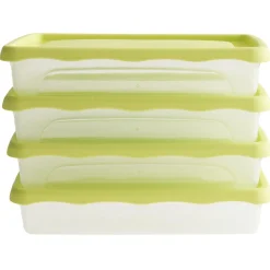 Gifi Boîte de conservation alimentaire 0,8L x4| Vaisselle Et Accessoires De Table