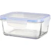 Gifi Boîte de conservation en verre hermétique L17xl12xH8,6 cm| Conservation Alimentaire