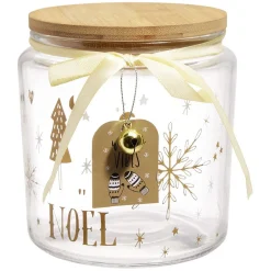 Conservation Alimentaire<Gifi Boîte de conservation en verre motif Noël