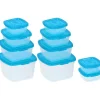 Vaisselle Et Accessoires De Table<Gifi Boîte de conservation transparente couvercle bleu x10