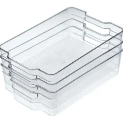 Rangement De Cuisine<Gifi Boîte de rangement transparente pour réfrigérateur x3