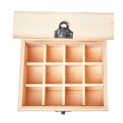 Gifi Boîte de rangment pour huiles essentielles bois naturel| Vaisselle Et Accessoires De Table