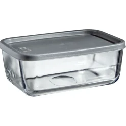 Gifi Boîte en verre avec couvercle 1,17 L| Conservation Alimentaire