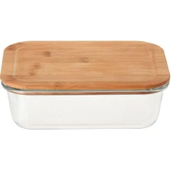 Conservation Alimentaire<Gifi Boîte en verre et bambou 1,5 L