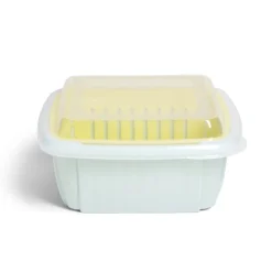 Rangement De Cuisine<Gifi Boîte égouttoir plastique vert anis 22x22xH10cm